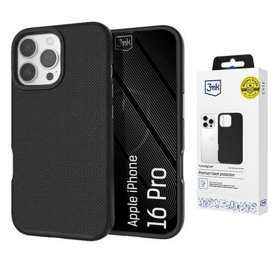 3mk ochranný kryt Fortis MagCase pro Apple iPhone 16 Pro 3mk ochranný kryt Fortis MagCase pro Apple iPhone 16 Pro