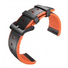 Ticwatch hybridní řemínek (černá-oranžová) Ticwatch hybridní řemínek (černá-oranžová)