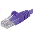 PREMIUMCORD Patch kabel UTP RJ45-RJ45 CAT5e 0.25m fialová