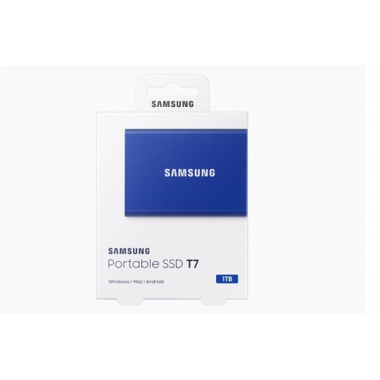 Samsung Externí SSD disk T7 - 1TB - modrý