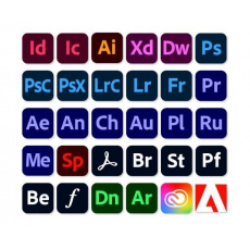 Adobe Creative Cloud for teams All Apps MP ML (+CZ) COM RNW 1 User, 12 Months, Level 4, 100+ Lic