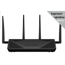 Synology RT6600ax MESH WiFi6 router (AX6000,2,4GHz/5GHz,3xGbELAN,1x2,5GbELAN,1xGbEWAN,1xUSB3.2)