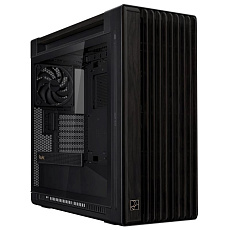 BAZAR - ASUS case PROART PA602 WOOD TG PWM BLACK, Mid Tower, průhledná bočnice, černá - Poškozený obal (Komplet)