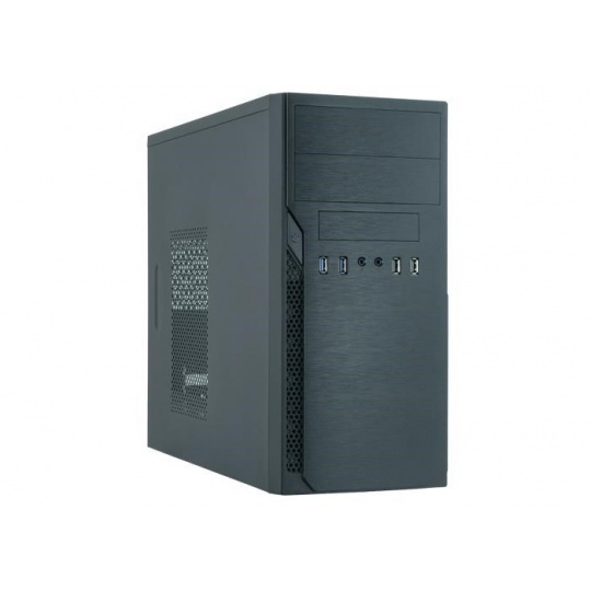 CHIEFTEC skříň Elox Series / Minitower, HO-12B-OP, Black, bez zdroje