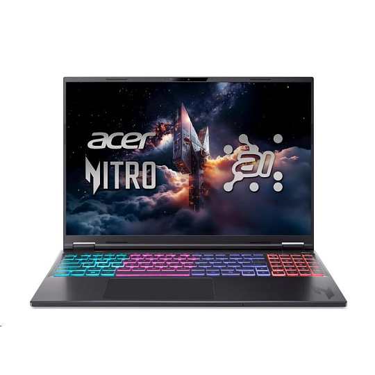 ACER NTB Nitro 16S AI (AN16S-61-R8NW),R AI 9 365,16"WQXGA,32GB,1TB SSD,RTX 5070,Linux,Black