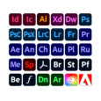 Adobe Creative Cloud for teams All Apps MP ENG COM NEW 1 User, 12 Months, Level 1, 1-9 Lic