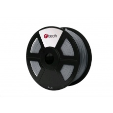 C-TECH Tisková struna (filament) PLA, 1,75mm, 1kg, světle šedá C-TECH Tisková struna (filament) PLA, 1,75mm, 1kg, světle šedá