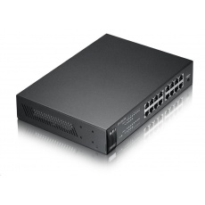 Zyxel ES1100-16P 16-port 10/100 Ethernet switch, 8 portů je PoE Zyxel ES1100-16P 16-port 10/100 Ethernet switch, 8 portů je PoE
