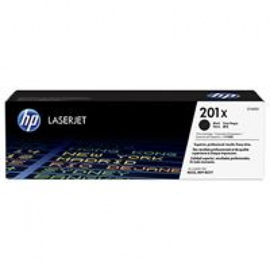 HP 201X High Capacity Black LJ Toner Cartridge, CF400X (2,800 pages)