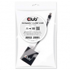 Club3D Adaptér aktivní mini DisplayPort 1.2 na HDMI 2.0 4K60Hz UHD, (M/F), 20cm