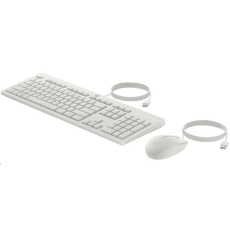 HP 225 Wired Mouse and Keyboard Combo G2 - White Hungary HP 225 Wired Mouse and Keyboard Combo G2 - White Hungary