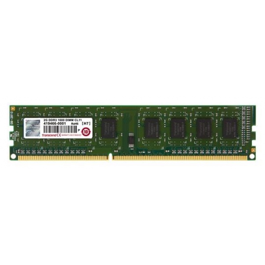 TRANSCEND DIMM DDR3 2GB 1600MHz 256Mx8 CL11 JetRam™