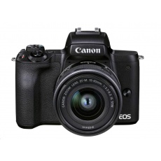 Canon EOS M50 Mark II + M15-45 STM + M55-200 - černé