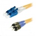 Duplexní patch kabel SM 9/125, OS2, LC-ST, LS0H, 2m