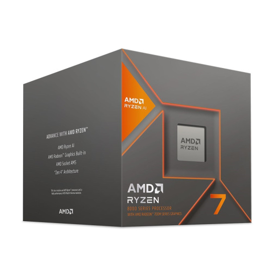 CPU AMD RYZEN 7 8700G, 8-core, až 5.1GHz, 24MB cache, 65W, AMD Radeon 780M Graphics, socket AM5, BOX