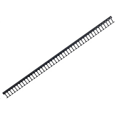 TRITON vertikální vyvazovací panel 22U, jednořadý, pro rozvaděče šířky 600/800mm z řady RMA, RZA, RDA, RTA, RYA, černý