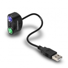 AXAGON ADPS-50, USB2.0 - 2x PS/2 aktivní adaptér AXAGON ADPS-50, USB2.0 - 2x PS/2 aktivní adaptér