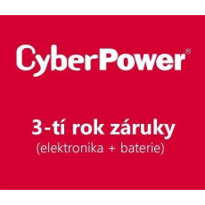 CyberPower 3. rok záruky pro PARLCARD302 20/30K