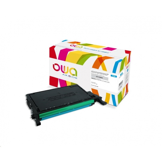 OWA Armor toner pro SAMSUNG CLP 620, 670, 4000 Stran, CLTC5082L, modrá/cyan (CLT-C5082L,SU055A)