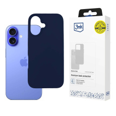 3mk ochranný kryt Silicone Case Dark Navy pro Apple iPhone 16 Plus 3mk ochranný kryt Silicone Case Dark Navy pro Apple iPhone 16 Plus
