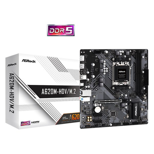 BAZAR - ASRock MB Sc AM5 A620M-HDV/M.2, AMD A620, 2xDDR5, HDMI, DP - Poškozený obal (Komplet) BAZAR - ASRock MB Sc AM5 A620M-HDV/M.2, AMD A620, 2xDDR5, HDMI, DP - Poškozený obal (Komplet)