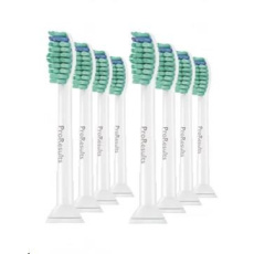 Philips HX6018/07 Sonicare ProResults, náhradní hlavice, standardní velikost, 8 kusů, nasazovací, bílá