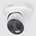 Vivotek TT9333-E 3.5 Thermální Bi-spektrální turret kamera 704*576px thermal (48°), 2560*1440px viditelné (92°), 20 zón