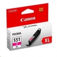 Canon CARTRIDGE CLI-551M XL purpurová pro IP 72x0, MX925, PIXMA IP7250,8700,8750, MG5450,5550,5600,5650