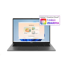 ASUS NTB Vivobook S16 (S3607CA-RP005W), Ultra 7 255H, 16.0" 1920x1200, 16GB, 1TB SSD, Intel, W11 Home, Matte Gray ASUS NTB Vivobook S16 (S3607CA-RP005W), Ultra 7 255H, 16.0" 1920x1200, 16GB, 1TB SSD, Intel, W11 Home, Matte Gray