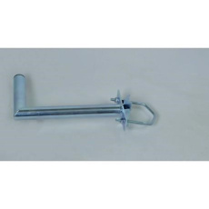 Držák antény na balkón s vinklem, galvanický zinek, délka 35cm Držák antény na balkón s vinklem, galvanický zinek, délka 35cm