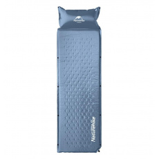 Naturehike samonafukovací karimatka s nafukovacím polštářem 1100g - modrá Naturehike samonafukovací karimatka s nafukovacím polštářem 1100g - modrá