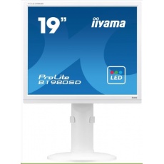 Iiyama monitor ProLite B1980SD, 48.3 cm (19''), 5:4, VGA, DVI, Pivot, white Iiyama monitor ProLite B1980SD, 48.3 cm (19''), 5:4, VGA, DVI, Pivot, white