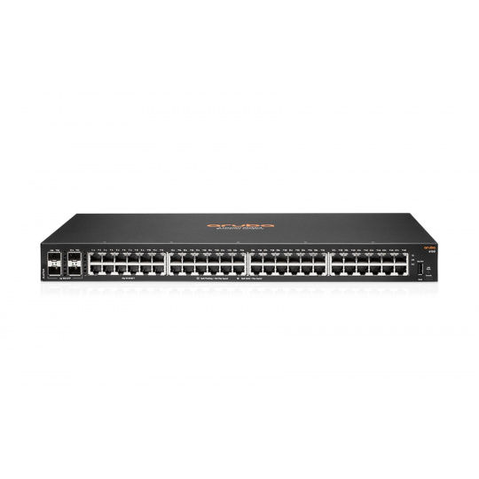 Aruba 4100i 12-port 1GbE (8-port Class 4 POE and 4-port Class 6 POE) 2-port SFP+ DIN Mount Switch