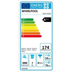 Whirlpool TDLR 70220 Pračka s horním plněním Whirlpool TDLR 70220 Pračka s horním plněním