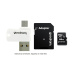 GOODRAM microSDHC karta 32GB M1A4 All-in-one (R:100/W:10 MB/s), UHS-I Class 10, U1 + Adapter + OTG card reader/čtečka