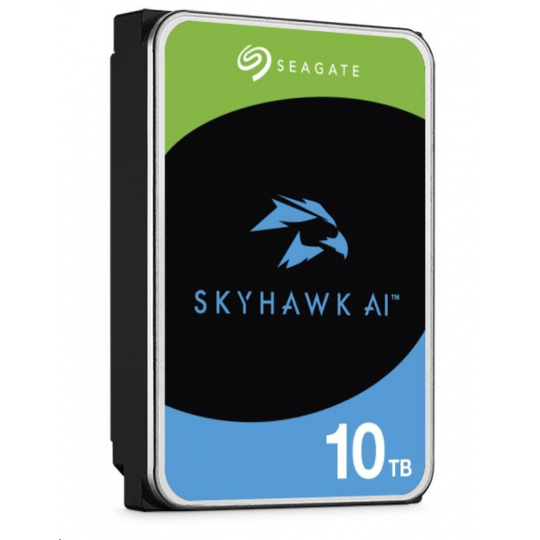 SEAGATE HDD 10TB SKYHAWK AI, 3.5", SATAIII, 7200 RPM, Cache 256MB, s R/V Senzorem