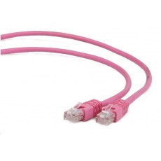 GEMBIRD kabel patchcord Cat5e UTP 0,5m, růžový