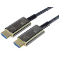 PREMIUMCORD Ultra High Speed HDMI 2.1 optický fiber kabel 8K@60Hz, zlacené 50m