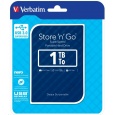 VERBATIM Externí HDD 1TB Store 'n' Go Portable Hard Drive USB 3.0, Blue GEN II