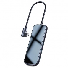 Baseus multifunkční HUB USB-C (3* USB 3.0, 4KHDMI, USB-C PD), šedá Baseus multifunkční HUB USB-C (3* USB 3.0, 4KHDMI, USB-C PD), šedá
