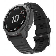 RhinoTech řemínek pro Garmin QuickFit silikonový outdoor 26mm černý