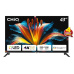 CHiQ U43QST TV 43", UHD, QLED, ultratenká, Google TV, DLG 120 Hz, Dolby Audio, Frameless, metalická