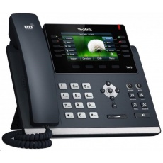 Yealink SIP-T46S IP telefon, 4,3" 480x272 LCD, 27 prog.tl., 2x10/100/1000, PoE, 16x SIP, 1x USB, Skype, bez adaptéru Yealink SIP-T46S IP telefon, 4,3" 480x272 LCD, 27 prog.tl., 2x10/100/1000, PoE, 16x SIP, 1x USB, Skype, bez adaptéru