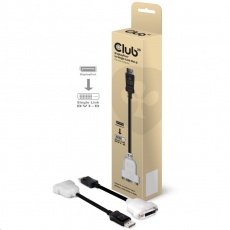Club3D Adaptér pasivní DisplayPort 1.1 na DVI-D Single Link (M/F), 25cm Club3D Adaptér pasivní DisplayPort 1.1 na DVI-D Single Link (M/F), 25cm