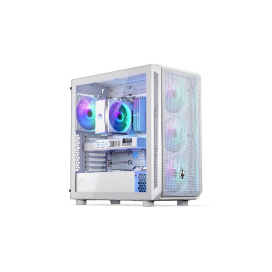 ENDORFY Case Arx 700 ARGB, Průhledná bočnice, ATX, 4x140mm ARGB Fan, bílá