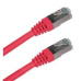 Patch kabel XtendLan Cat6A, S-FTP - 3m, červený