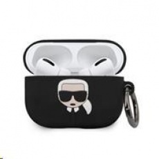 Karl Lagerfeld Silikonový Kryt pro Airpod Pro Black Karl Lagerfeld Silikonový Kryt pro Airpod Pro Black