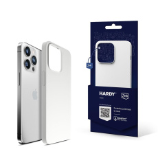 3mk Hardy Silicone MagCase pro Apple iPhone 15 Pro, Silver-White 3mk Hardy Silicone MagCase pro Apple iPhone 15 Pro, Silver-White