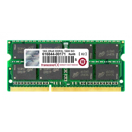 TRANSCEND DIMM DDR4 16GB 2133MHz 2Rx8 CL15