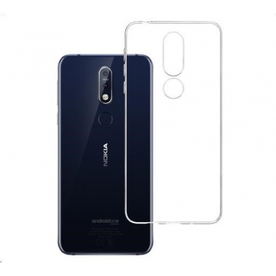 3mk Clear Case pro Nokia 7.1 ,čirá